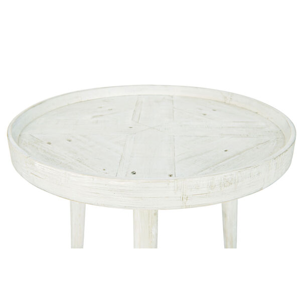 White Loft Booker Round End Table, image 5