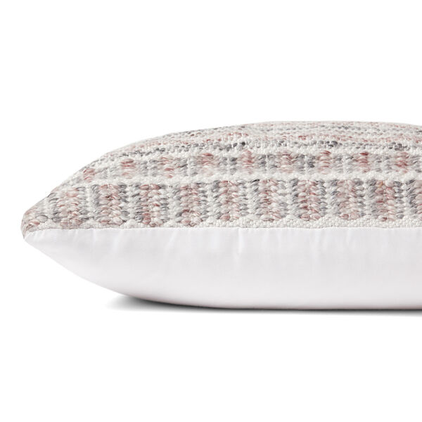 Gray and Natural : 22 In. x 22 In. Indoor/Outdoor Pillow, image 2