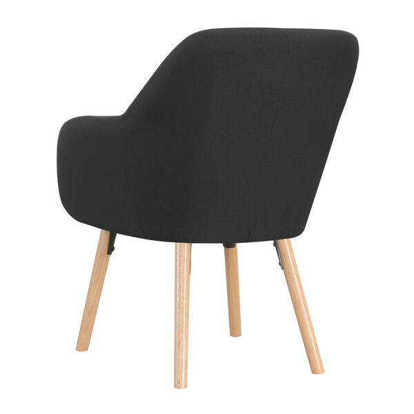 Charlotte Black Accent Chair, image 5