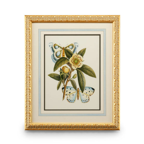Gold Butterfly Oasis I Wall Art, image 1