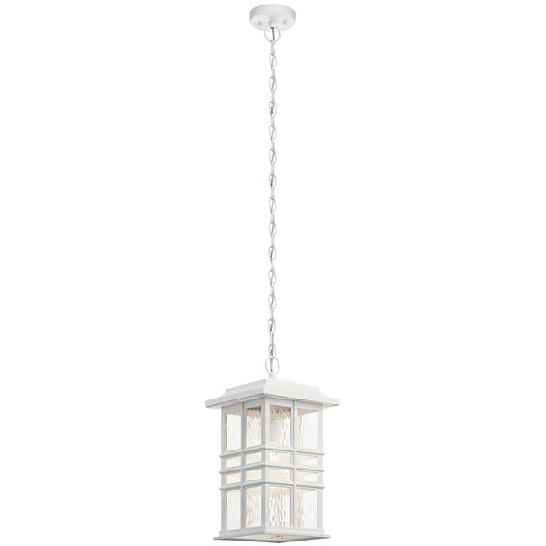 Beacon Square White One-Light Outdoor Hanging Pendant, image 1
