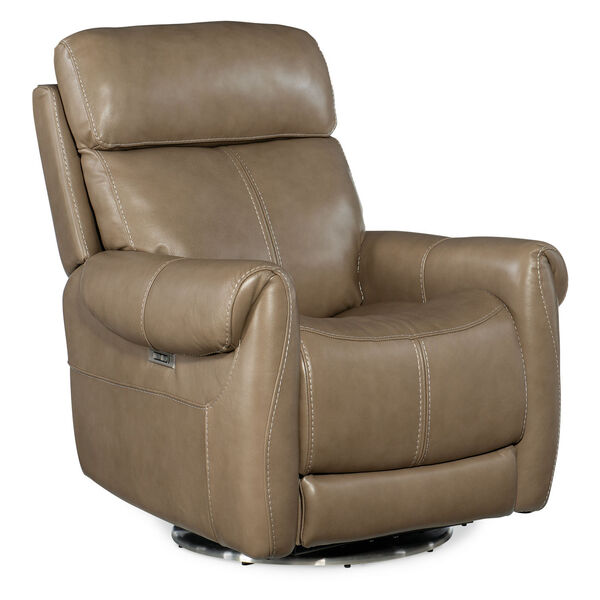 Sterling Swivel Power Recliner with Power Headrest, image 1