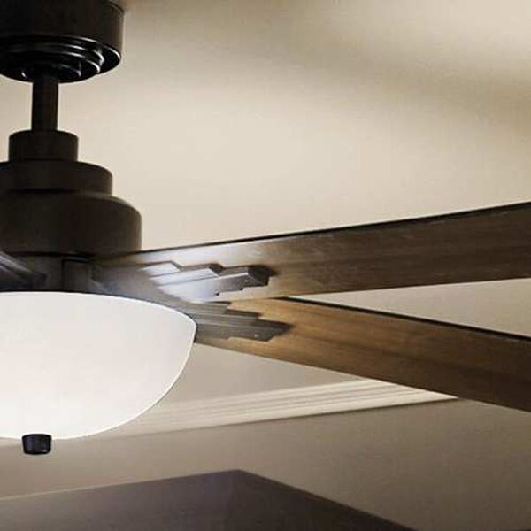 Vinea Satin Black LED 52-Inch Ceiling Fan, image 4