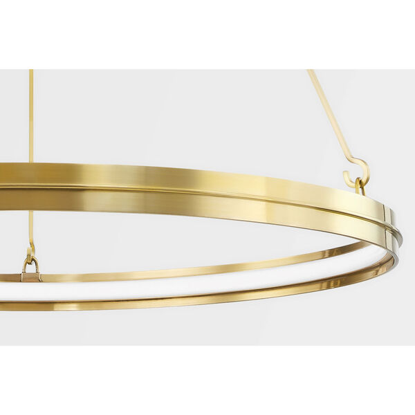 Rosendale Aged Brass Integrated LED 28-Inch Chandelier, image 3
