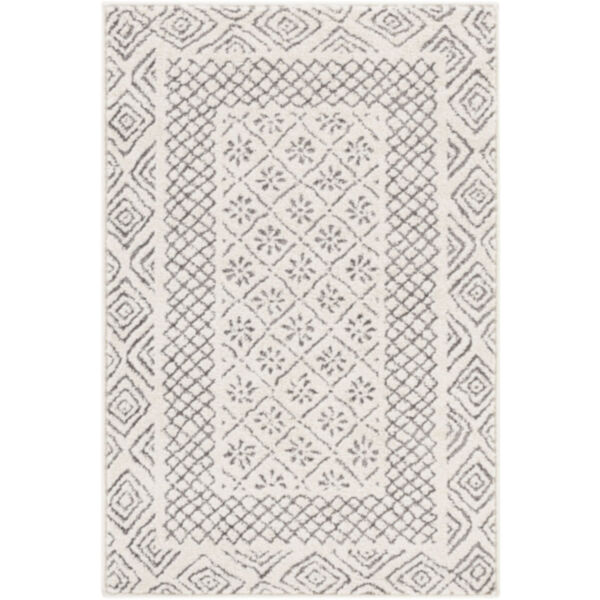 Bahar Medium Gray, Beige and Charcoal Runner:  2 Ft. 7 In. x 10 Ft. Rug, image 1