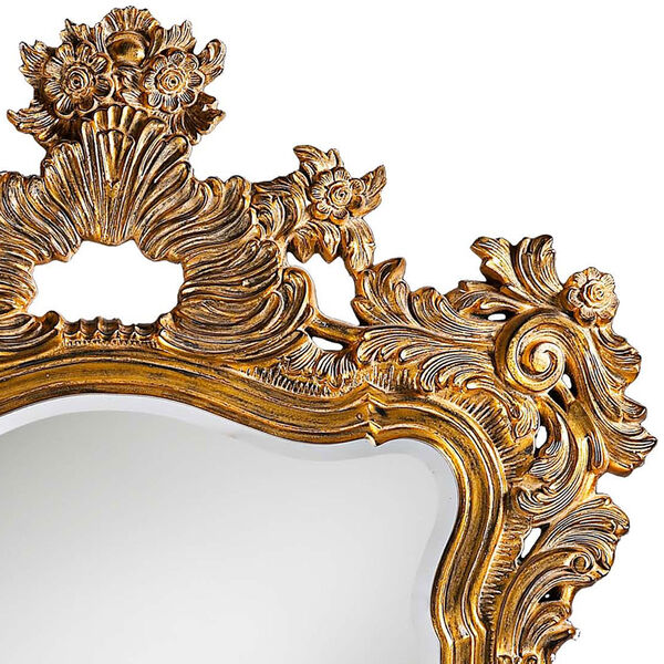 Turner Antique Gold Rectangle Mirror, image 2