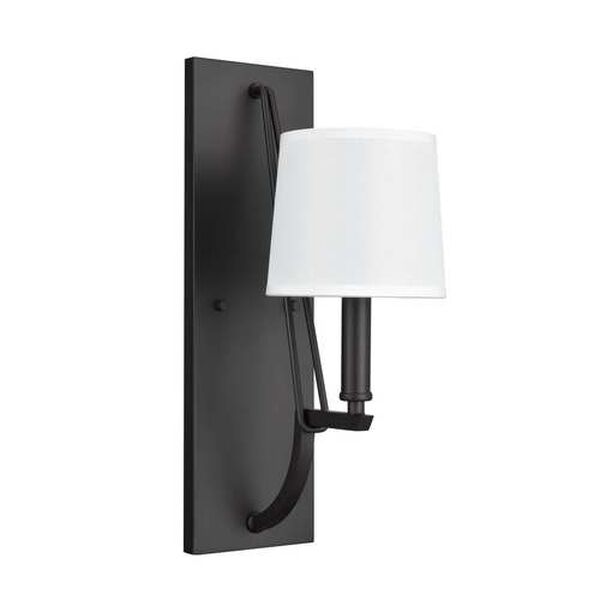 Robinson Matte Black One-Light Wall Sconce, image 2