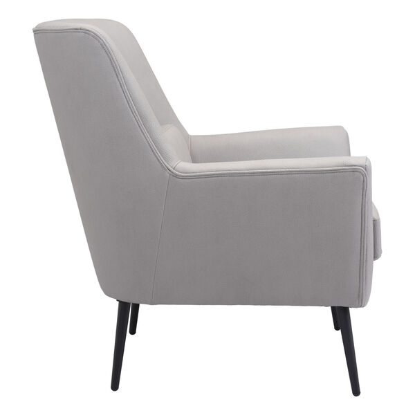 Ontario Gray and Black Accent Chair, image 3