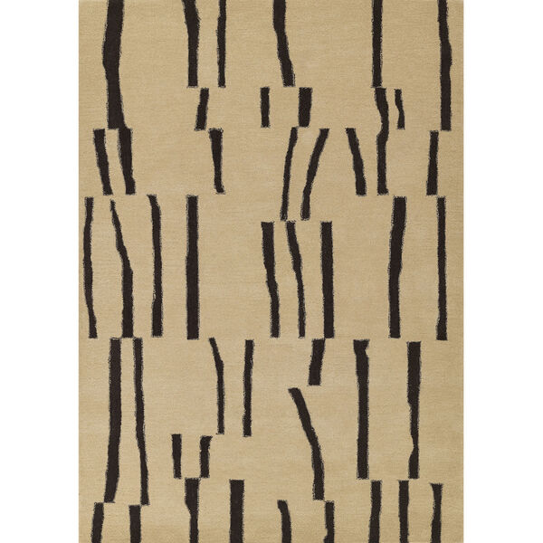 Simba Ivory and Brown Animal Patterned Area Rug, image 1