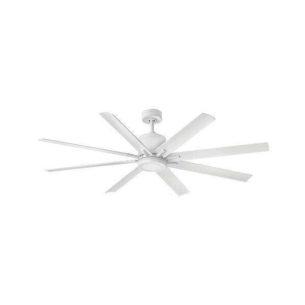 Vantage Matte White LED 66-Inch Ceiling Fan, image 4