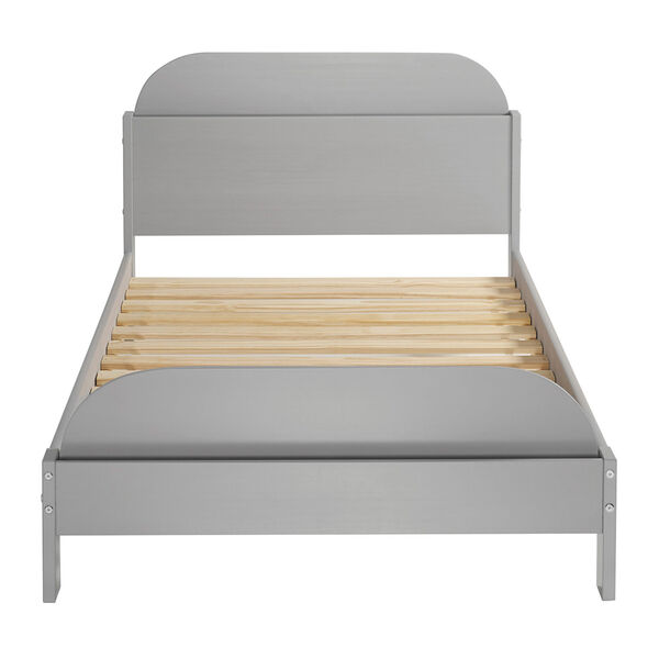 Mission Grey Twin Bookcase Bed, image 2