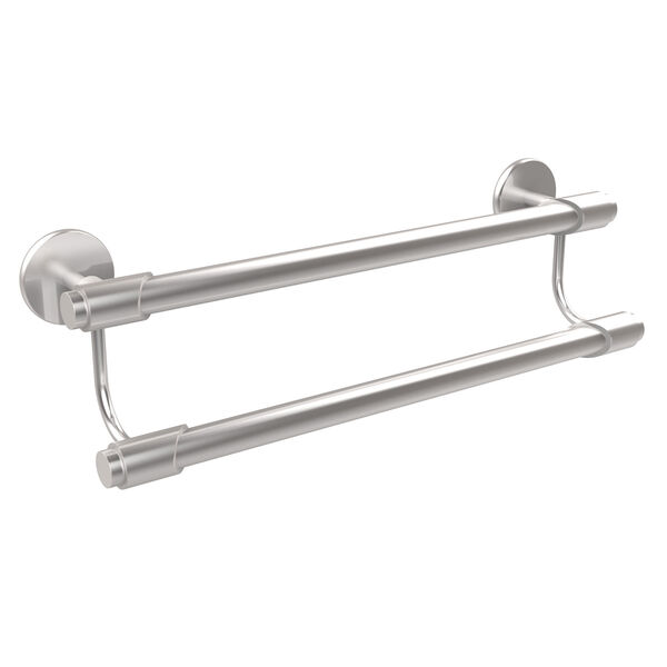 Tribecca Collection 18 Inch Double Towel Bar, Satin Chrome, image 1