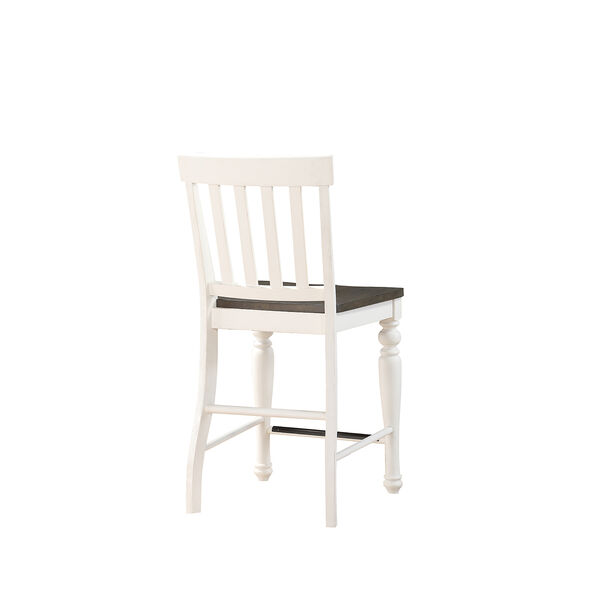 Joanna Ivory and Charcoal Two Tone Counter Chair, image 3