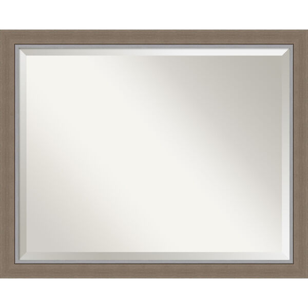 Eva Brown 31W X 25H-Inch Bathroom Vanity Wall Mirror, image 1