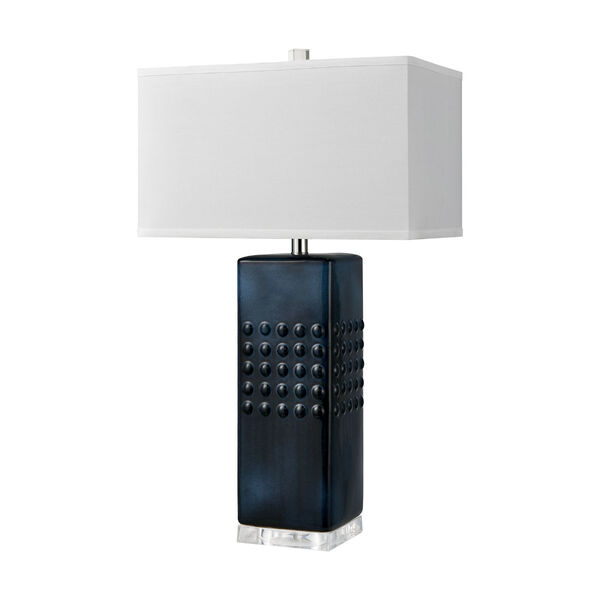 Easdale Midnight Blue and Clear One-Light Table Lamp, image 2