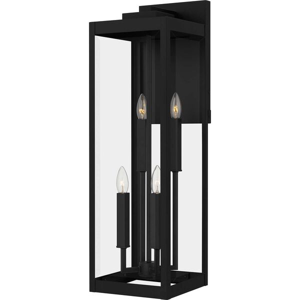 Westover Earth Black Four-Light Outdoor Wall Sconce, image 1