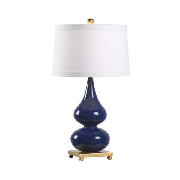 Cadet Blue Glaze One-Light Table Lamp, image 1