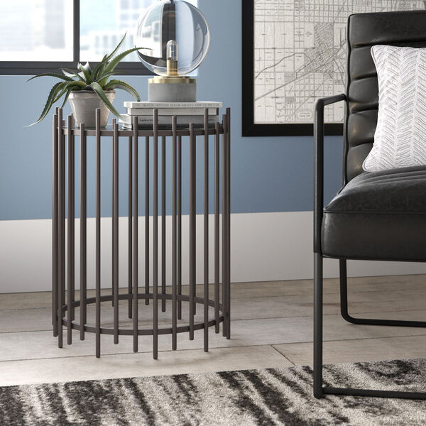 Graphite Gray Side Table, image 2