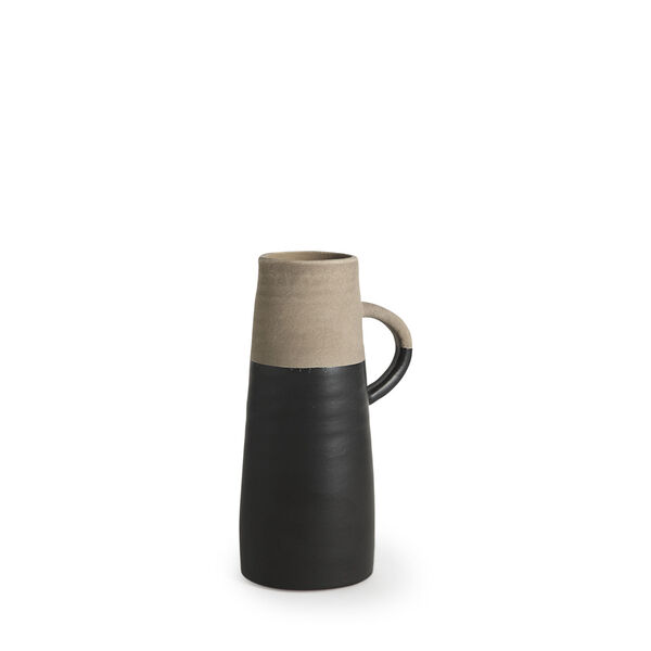 Garand I Black and Natural Small Two Toned Cermic Jug, image 1