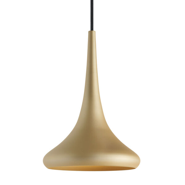 Noema Gold One-Light 10-Inch Mini Pendant, image 1