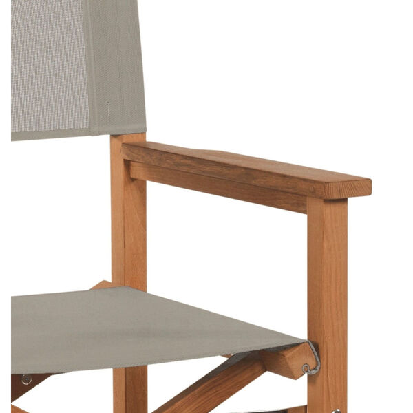 Director Natural Sand Teak Taupe Outdoor Counter Height Stool, image 3