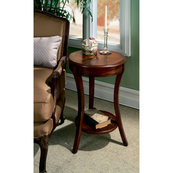 Holden Cherry Round Side Table, image 1
