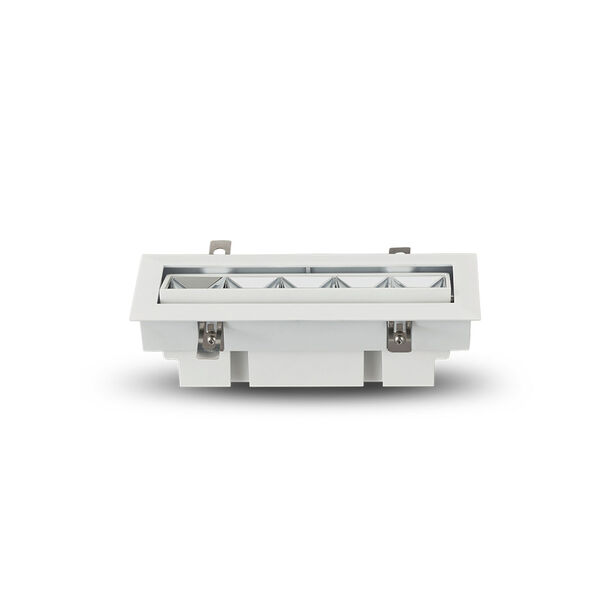Rubik White Five-Light Adjustable LED Recessed Downlight, image 5