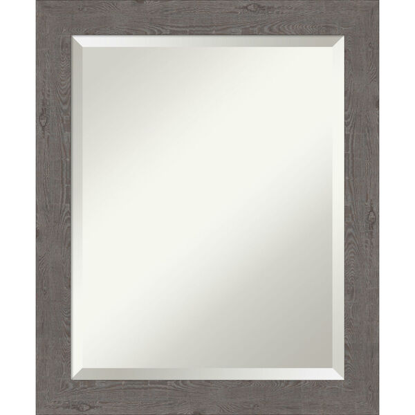 Gray 19W X 23H-Inch Bathroom Vanity Wall Mirror, image 1