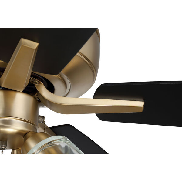 Pro Plus Satin Brass 52-Inch Four-Light Ceiling Fan, image 6