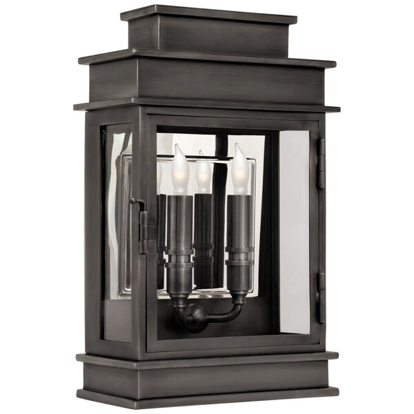 Linear Lantern Small in Bronze by Chapman and Myers, image 1