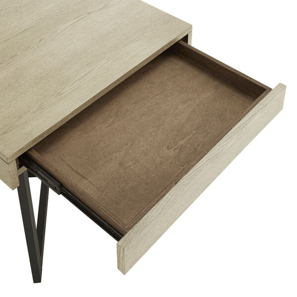 Hunter White End Table with One Drawer, image 4