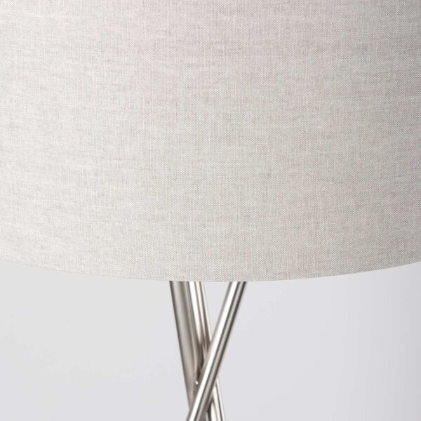 Ambrose Silver and Beige Floor Lamp, image 5