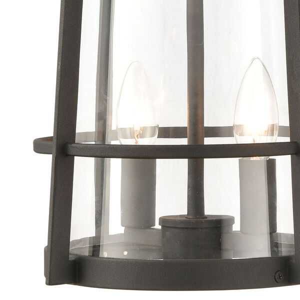 Crofton Charcoal Two-Light Outdoor Wall Sconce, image 5