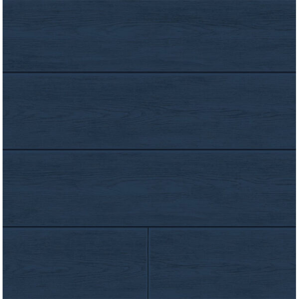 NextWall Coastal Blue Shiplap Peel and Stick Wallpaper, image 2