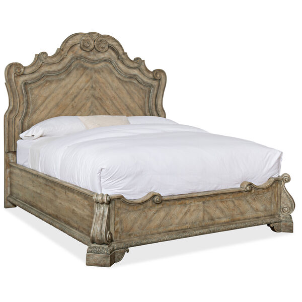 Castella Brown Panel Bed, image 1