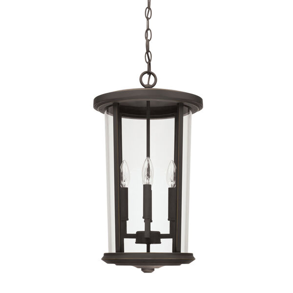 Howell Oil Rubbed Bronze Four-Light Outdoor Hanging Lantern, image 1