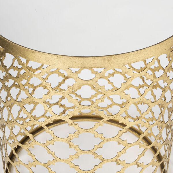 Corselo Gold Accent Table, image 4