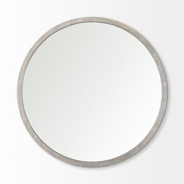 Gambit Gray 46-Inch x 46-Inch Round Wall Mirror, image 2