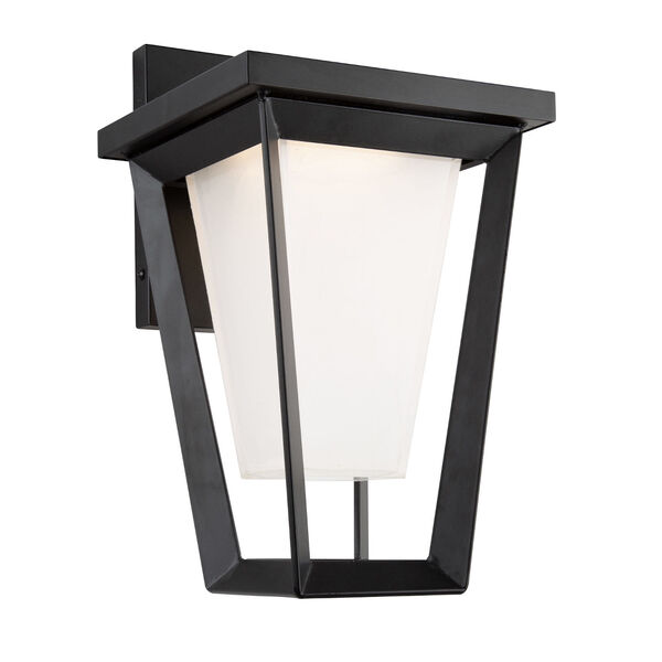 Waterbury Black Eight-Inch LED Outdoor Wall Light, image 3
