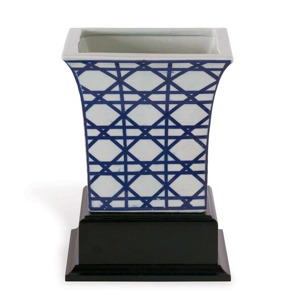 Gazebo Navy Blue Planter with Stand, image 1