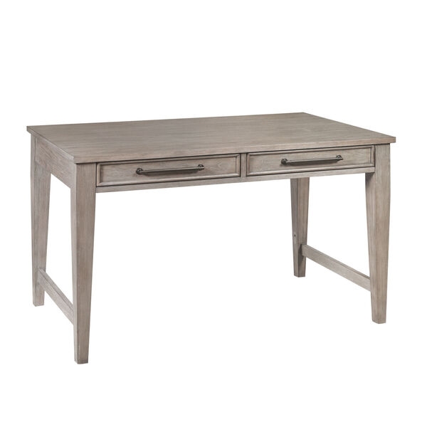 Andover Dove Grey Two-Drawer Desk, image 1