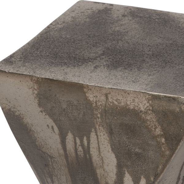 Euphrates Tarnished Silver End Table, image 3