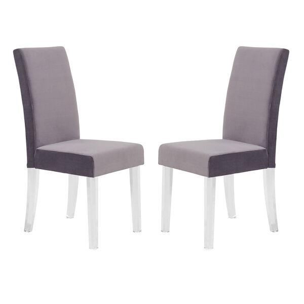 Dalia Gray Dining Chair, Set of Two, image 1