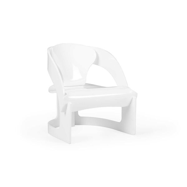 Beverly Grove White Acrylic Chair, image 1
