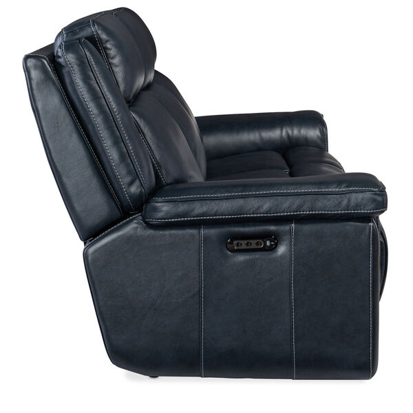 Montel Dark Blue Lay Flat Power Sofa with Power Headrest and Lumbar, image 5