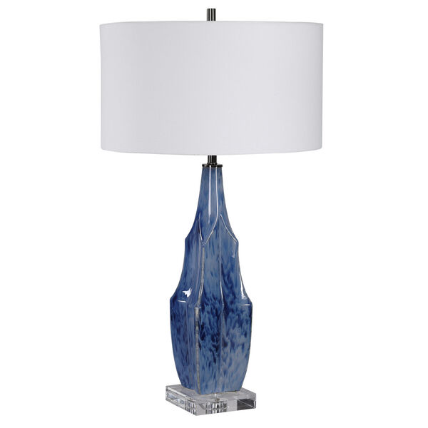 Everard Indigo Blue One-Light Table Lamp, image 4