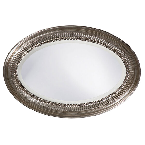 Ethan Nickel Oval Mirror, image 2