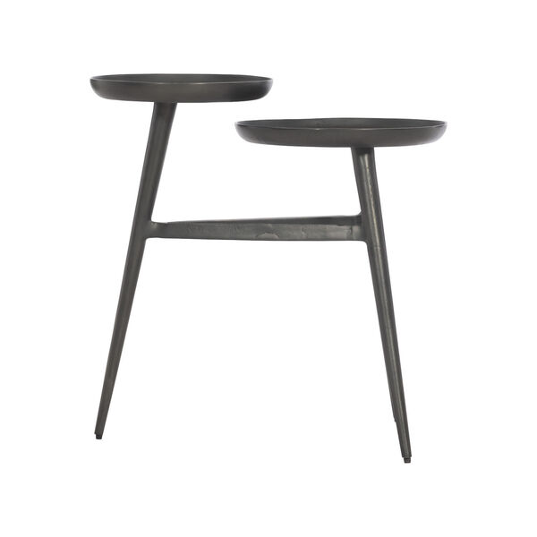 Troy Black Nickel Accent Table, image 4