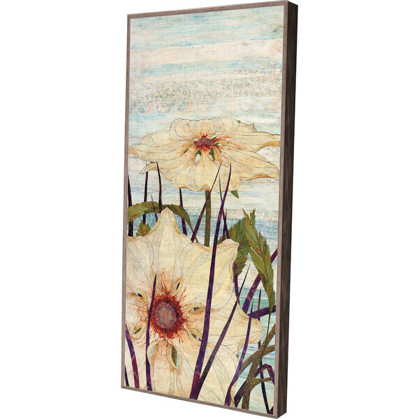 Tower Flowers II Blue 17 x 37 Inch Floral and Botanical Wall Art, image 3