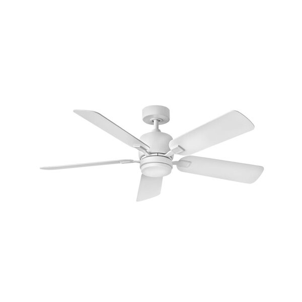 Afton Chalk White 52-Inch LED Ceiling Fan, image 1